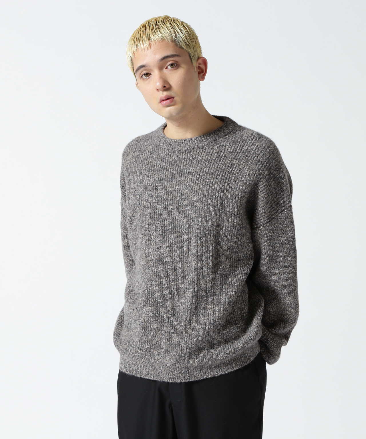 YOKE/ヨーク/BABY ALPACA RIB SWEATER | GARDEN ( ガーデン ) | US