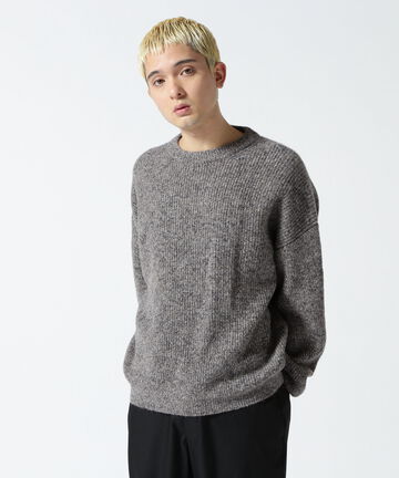 YOKE/ヨーク/BABY ALPACA RIB SWEATER