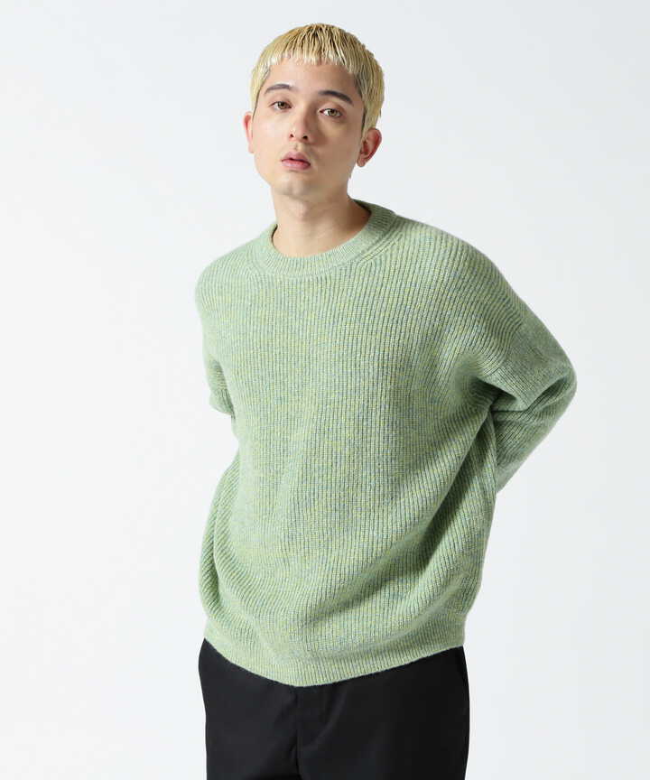 YOKE/ヨーク/BABY ALPACA RIB SWEATER