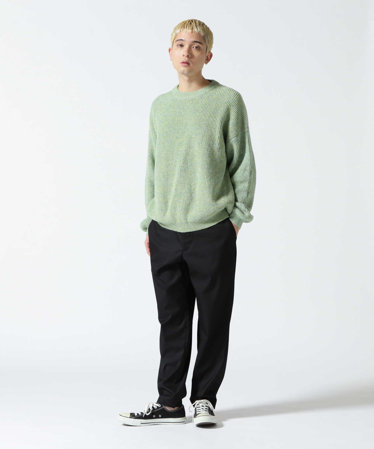 YOKE/ヨーク/BABY ALPACA RIB SWEATER | GARDEN ( ガーデン ) | US