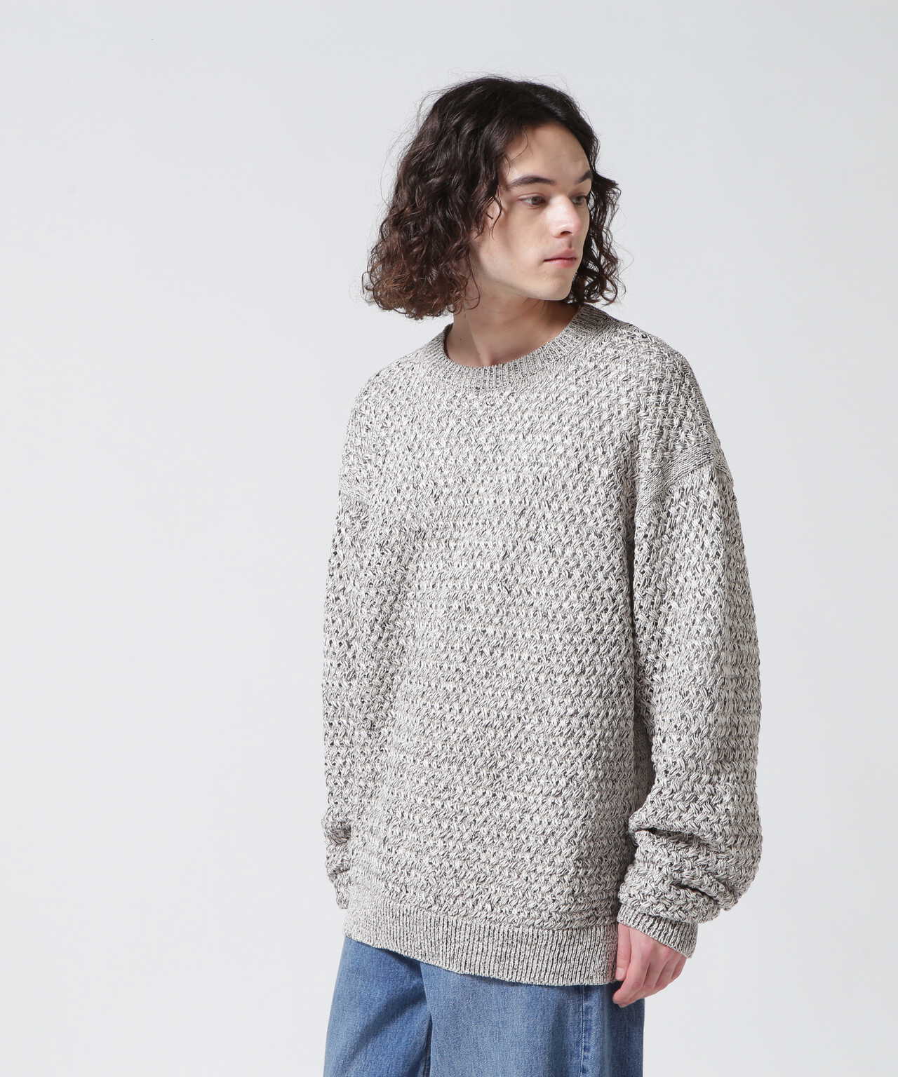 YEEZY SEASON 3 OVERSIZED TEDDY CREW KNIT