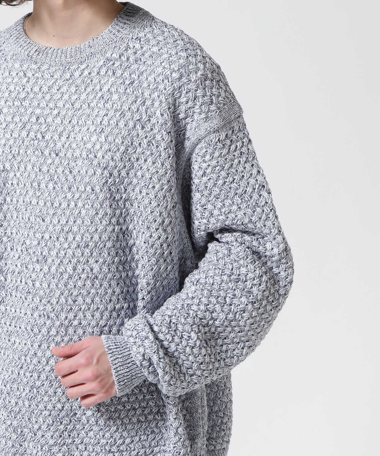 YOKE/ヨーク/MESH CREWNECK SWEATER/YK23SS0497S | GARDEN ( ガーデン ...