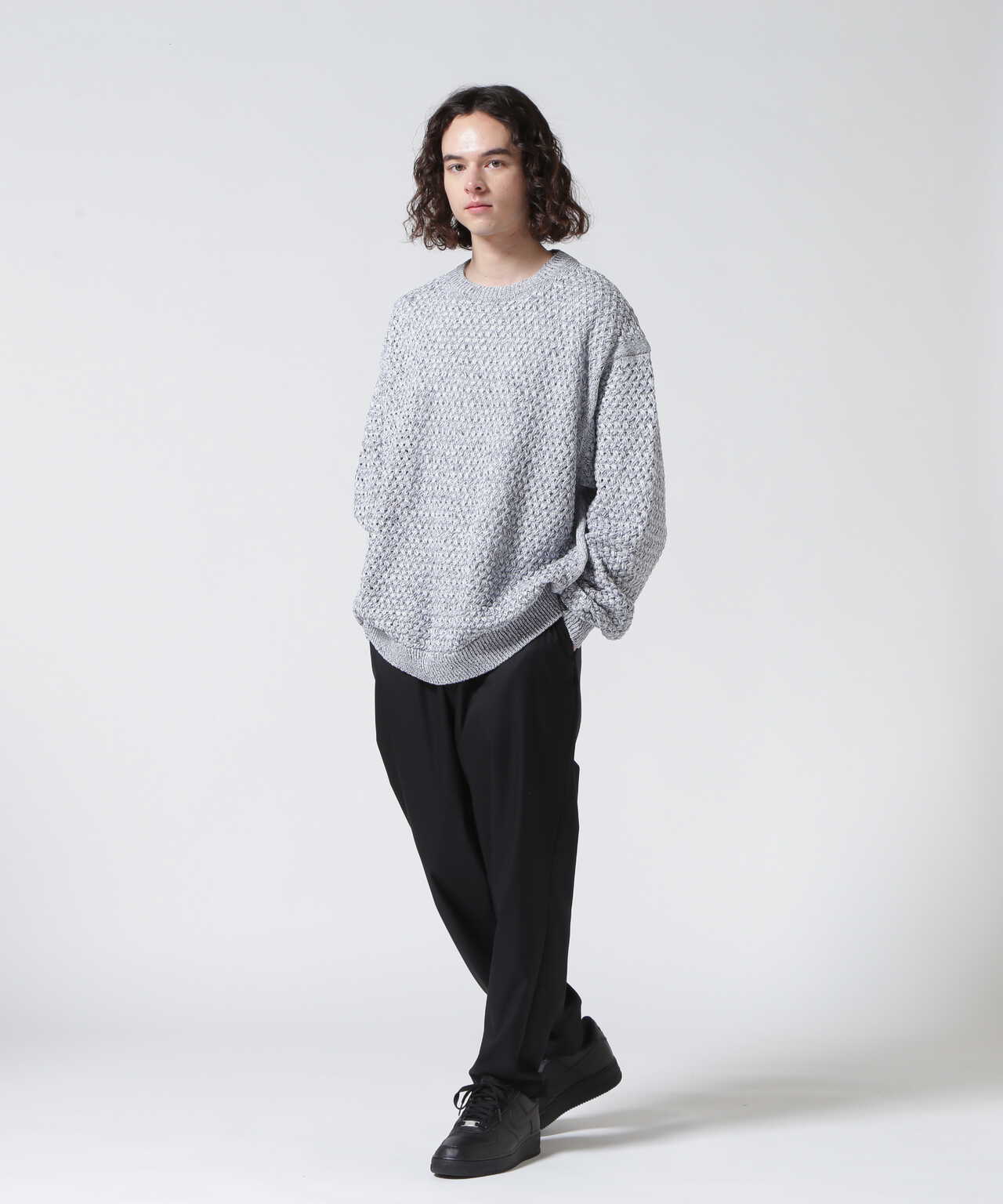 YOKE/ヨーク/MESH CREWNECK SWEATER/YK23SS0497S | GARDEN ( ガーデン