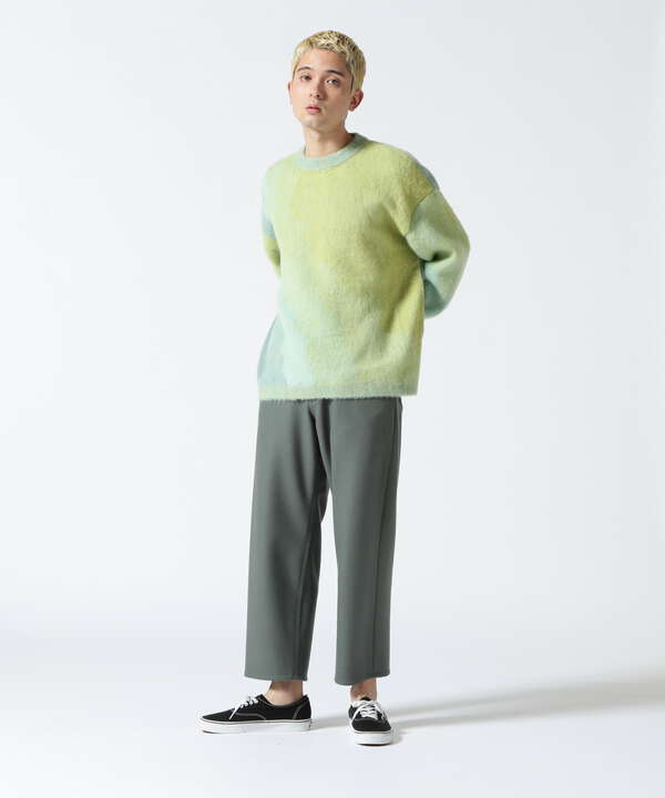 サイズバスト着丈肩幅袖丈YOKE  GRADATION JAQUARD SWEATER