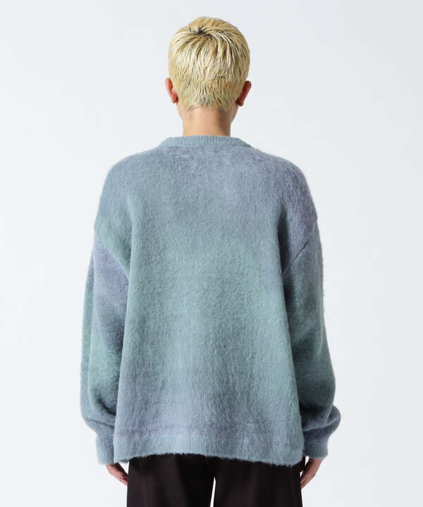 サイズバスト着丈肩幅袖丈YOKE  GRADATION JAQUARD SWEATER