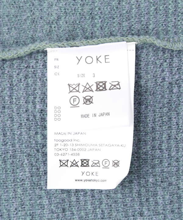 YOKE/ヨーク/GRADATION JACQUARD SWEATER（7883140213） | GARDEN