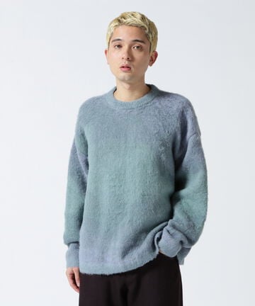 YOKE/ヨーク/GRADATION JACQUARD SWEATER