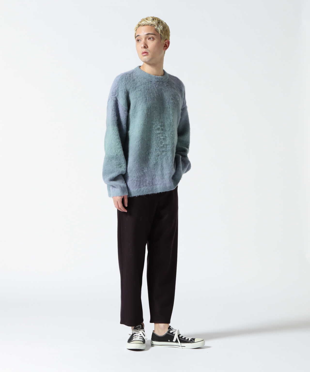 yoke GRADATION JAQUARD SWEATER