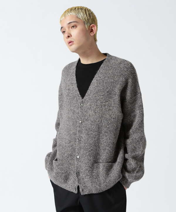 YOKE/ヨーク/Baby Alpaca Rib Cardigan-