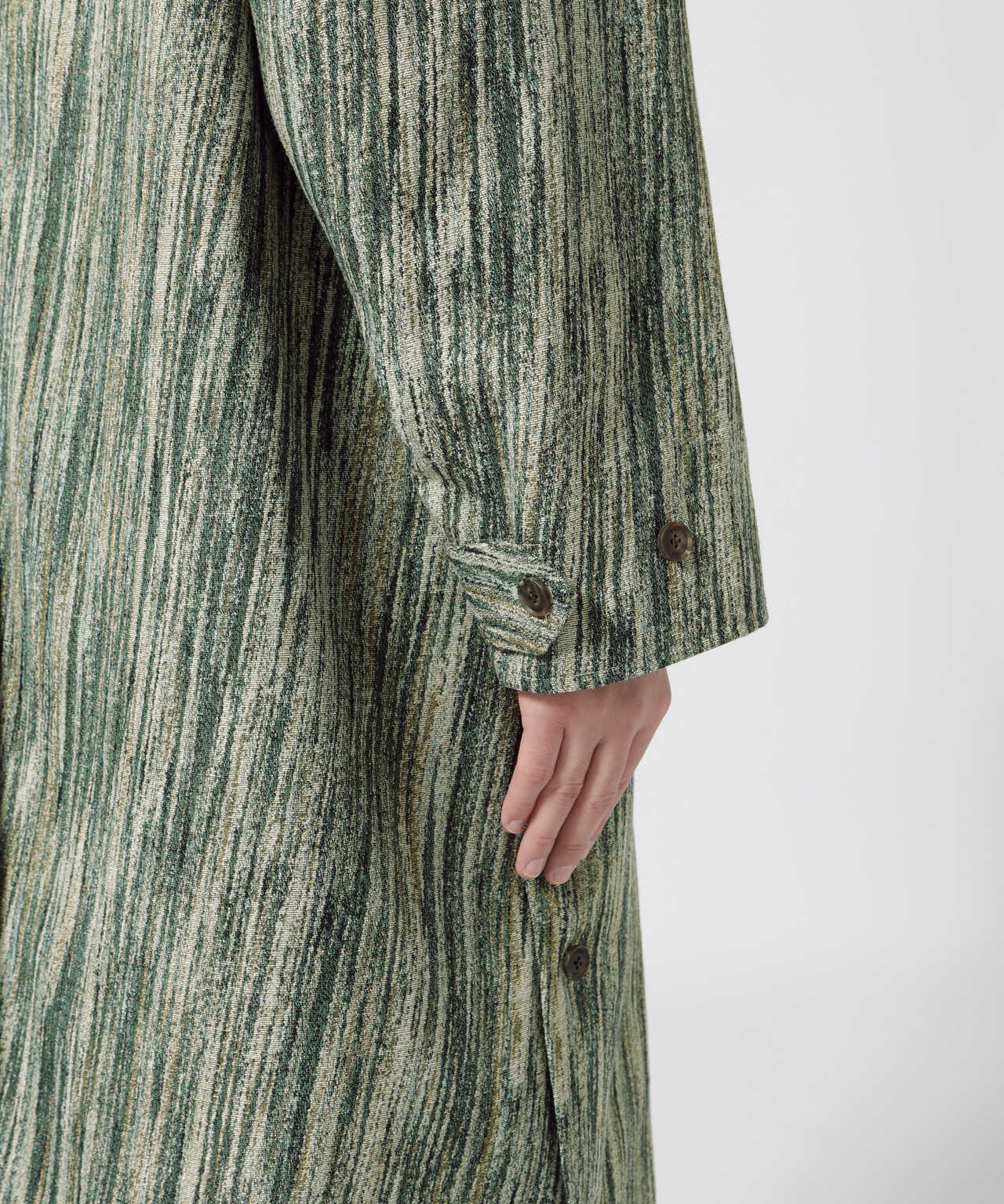 YOKE/ヨーク/JACQUARD BAL COLLAR COAT | GARDEN ( ガーデン ) | US