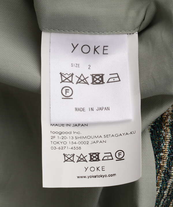 YOKE/ヨーク/JACQUARD BAL COLLAR COAT
