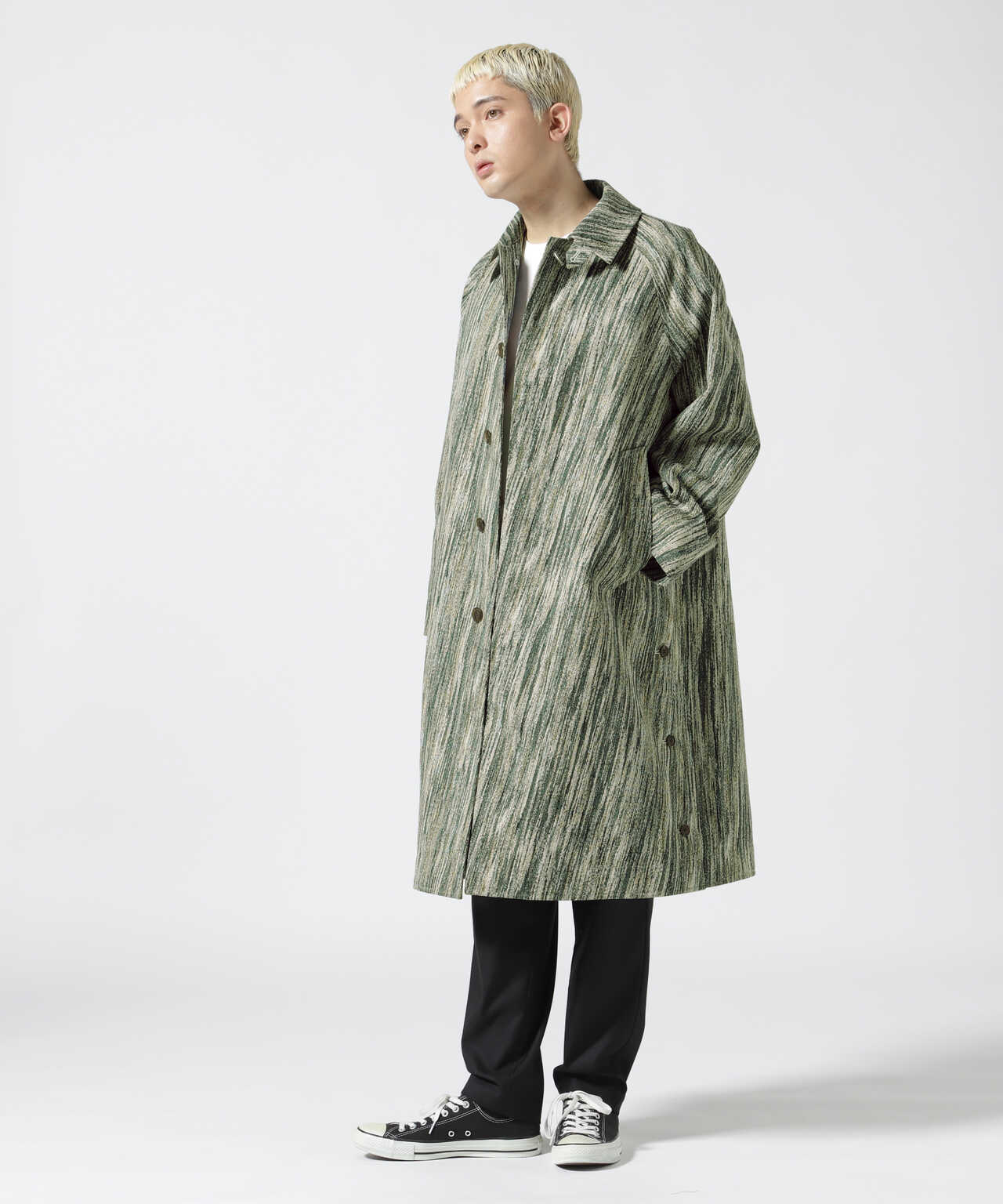 YOKE/ヨーク/JACQUARD BAL COLLAR COAT | GARDEN ( ガーデン ) | US