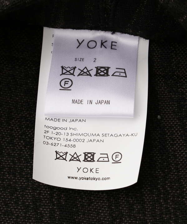 YOKE/ヨーク/JACQUARD COVERALL JACKET