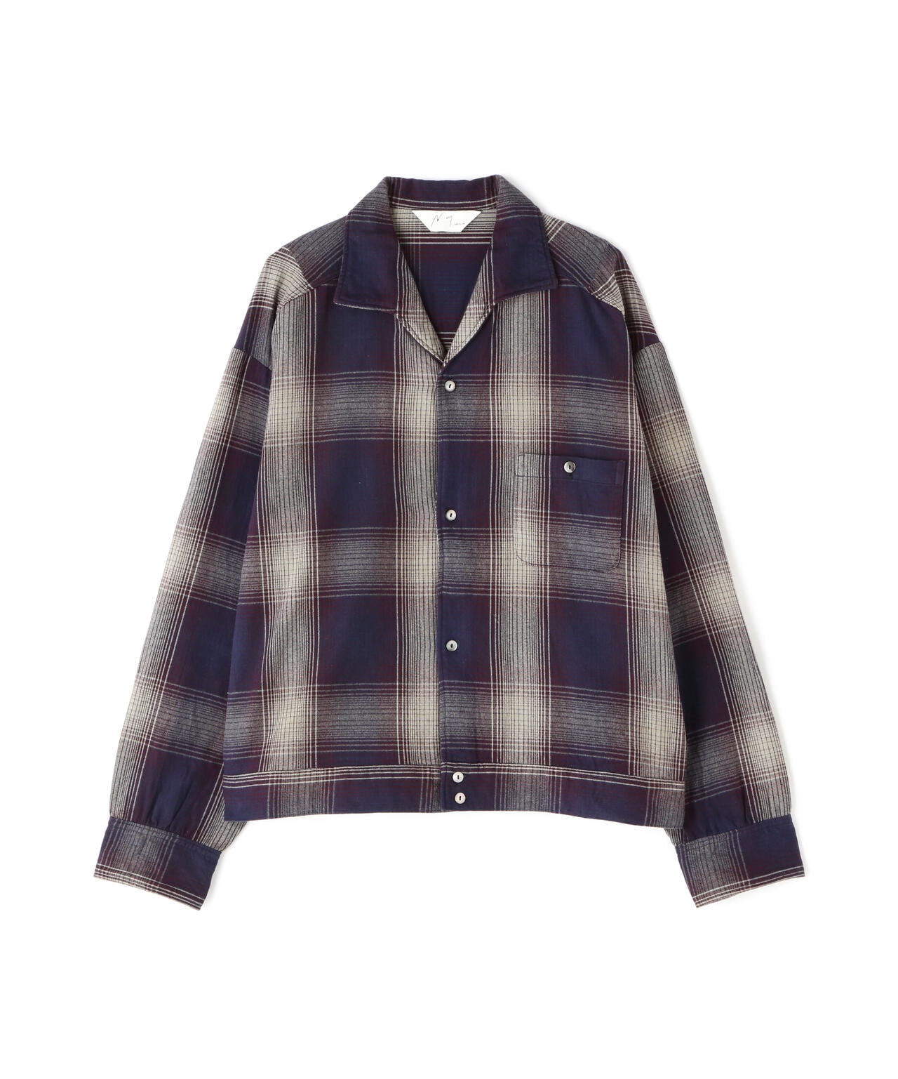 ANCELLM/アンセルム/FLANNEL CHECK SHORT SHIRT JACKET