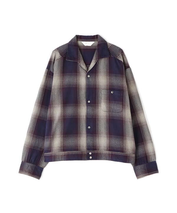 ANCELLM/アンセルム/FLANNEL CHECK SHORT SHIRT JACKET（7883220231