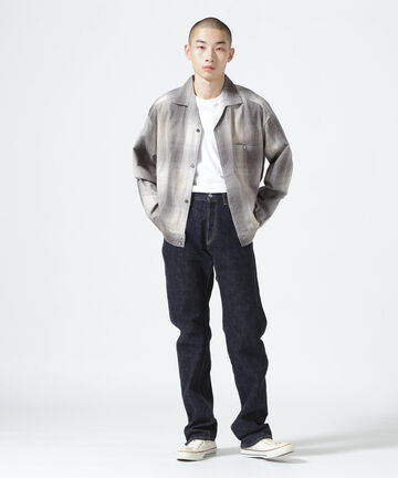 ANCELLM/アンセルム/FLANNEL CHECK SHORT SHIRT JACKET