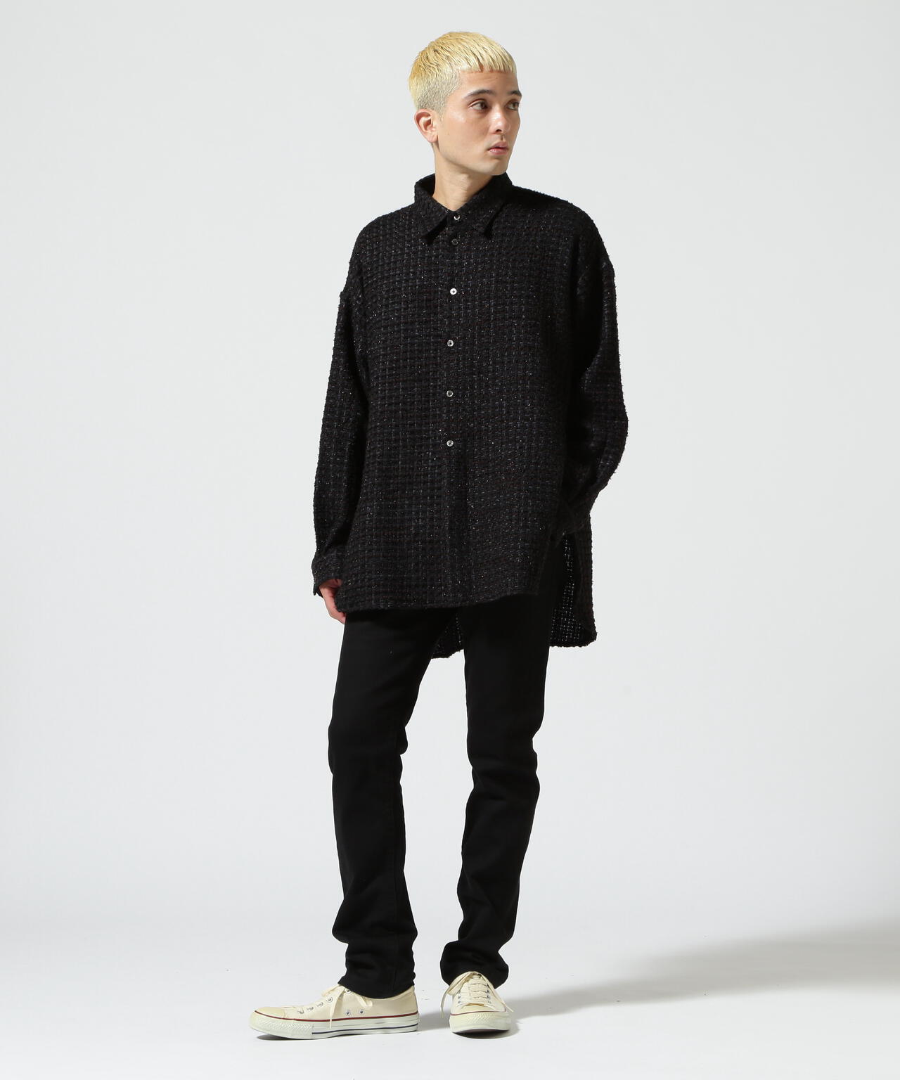 Toironier/トワロニエ/LAME TWEED SHIRT | GARDEN ( ガーデン ) | US