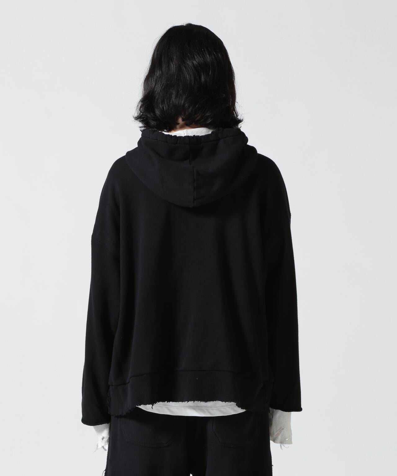 SIZE2ANCELLM 23AW ZIP-UP HOODIE/BLACK size 2