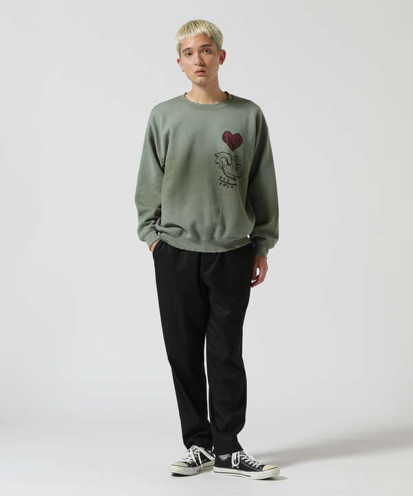 Sasquatchfabrix./サスクワッチファブリックス/VINTAGE SWEATSHIRT OLIVE BRANCH（7883232201）  GARDEN ガーデン 【公式】通販