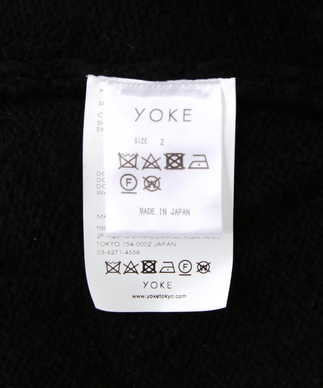 YOKE/ヨーク/CONTINUOUS LINE EMBROIDERY SWEATER | GARDEN ( ガーデン