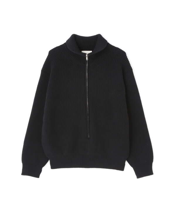 YOKE/ヨーク/ 3/4 FRONT ZIP HIGHNECK RIB SWEATER（7883240217 ...