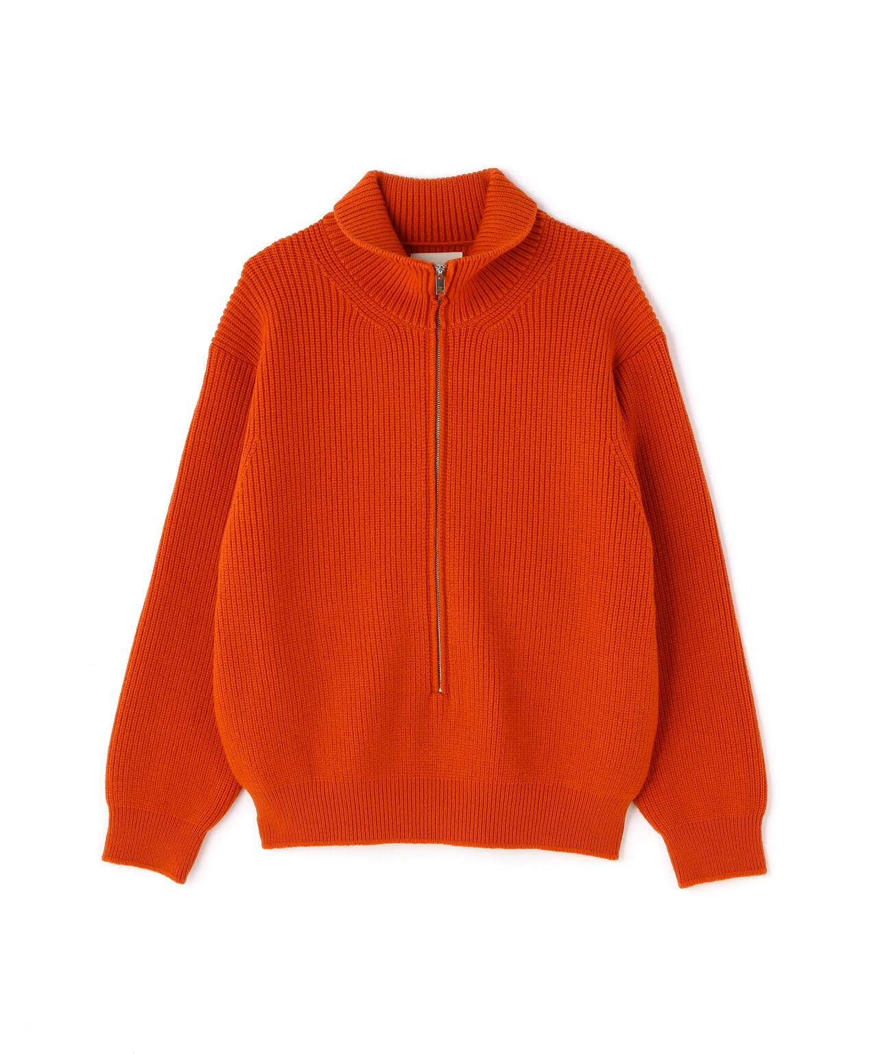 YOKE/ヨーク/ 3/4 FRONT ZIP HIGHNECK RIB SWEATER