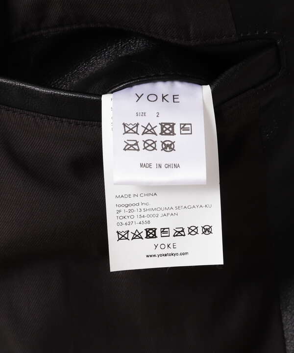 YOKE/ヨーク/Cut-Off Leather Car Coat（7883250203） | GARDEN