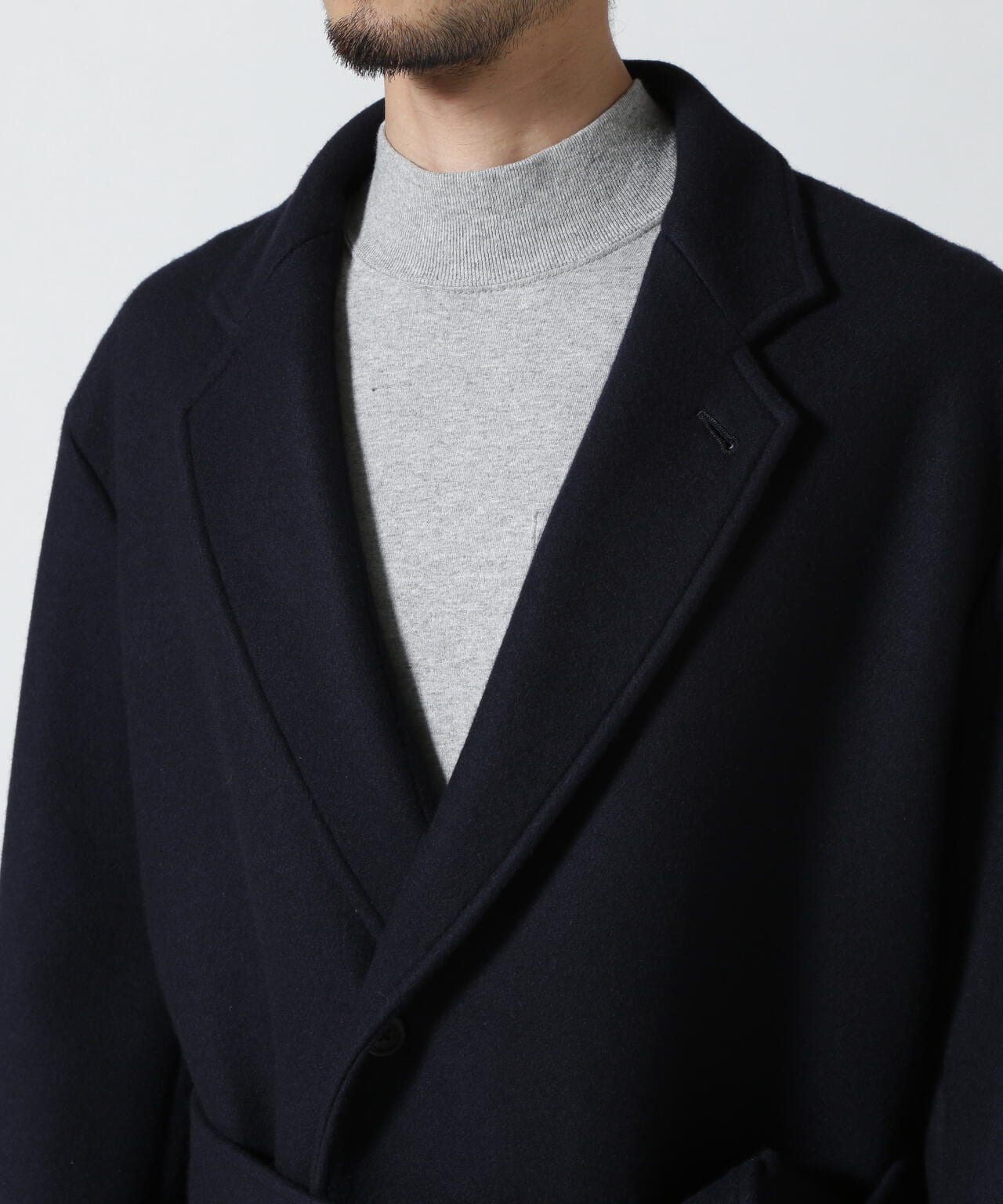 URU/ウル/WOOL MELTON BELTED JACKET | GARDEN ( ガーデン ) | US