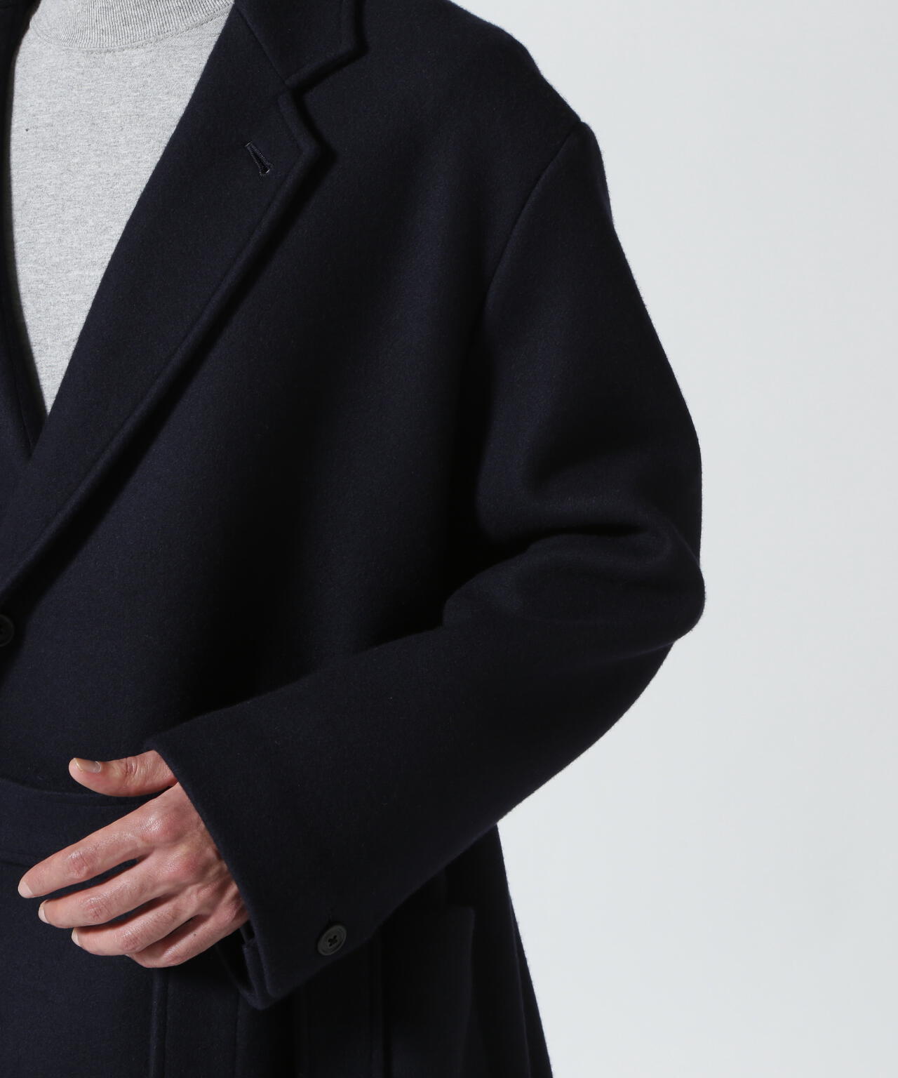 URU/ウル/WOOL MELTON BELTED JACKET | GARDEN ( ガーデン ) | US 