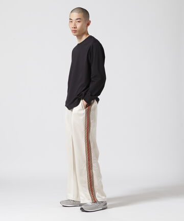 Toironier/トワロニエ/SIDE LINE BAGGY TRACK PANTS