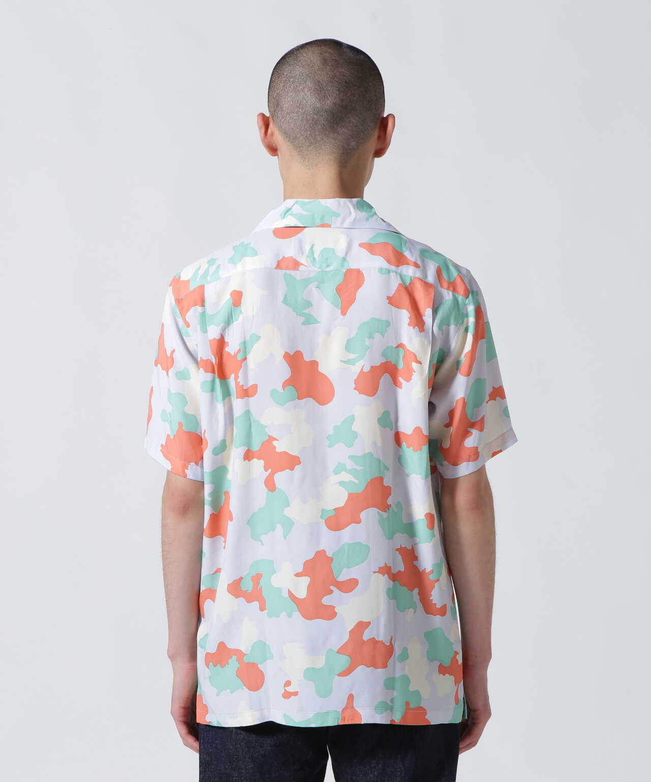 Aloha Blossom x URU/アロハブロッサム x ウル/BLUSH CAMO SHIRTS