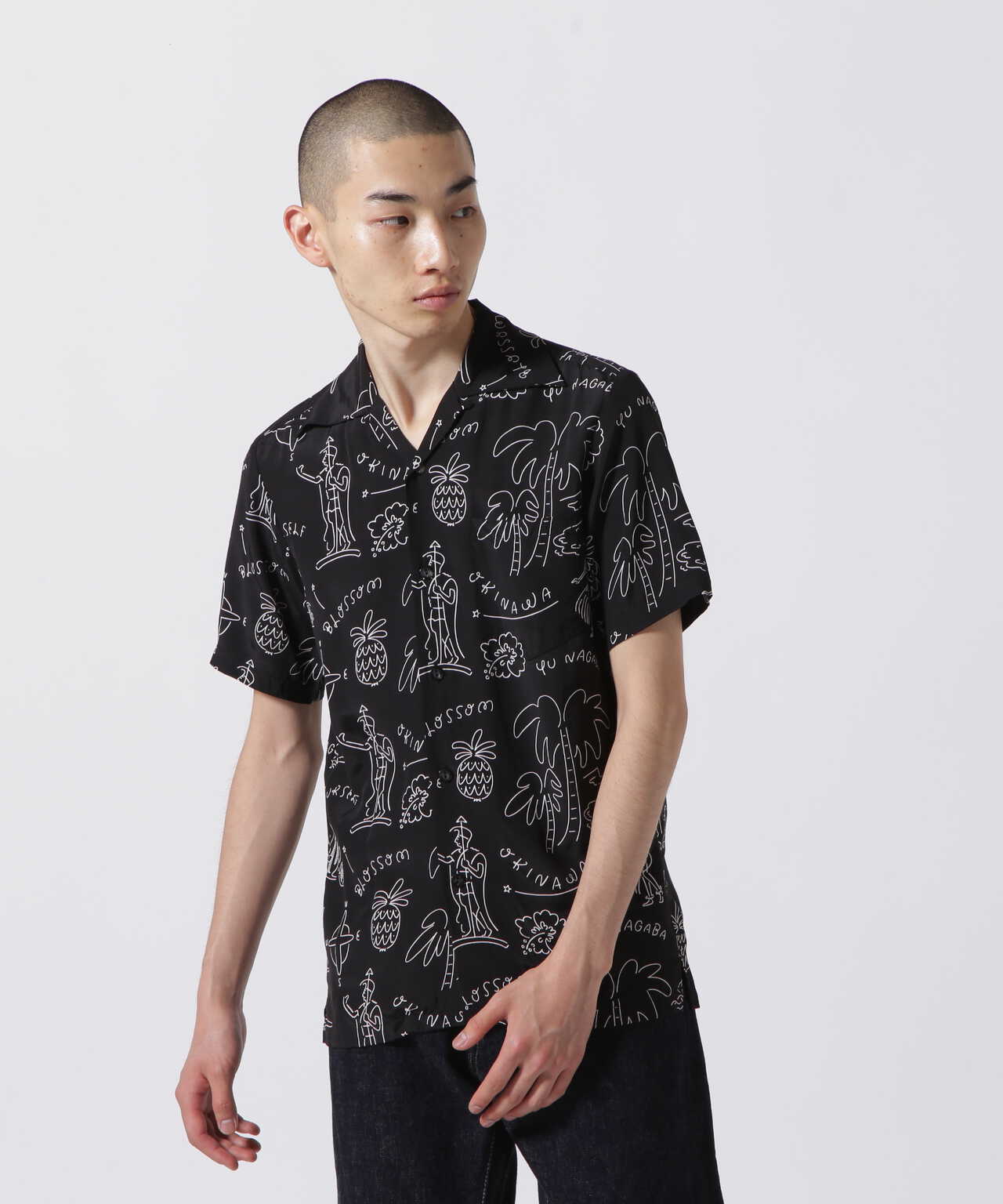 単品販売／受注生産 完売品Aloha Blossom HAWAIIAN SHORT SLEEVE