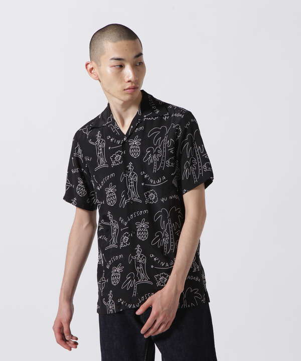 cottweiler 19ss ジップアップシャツ