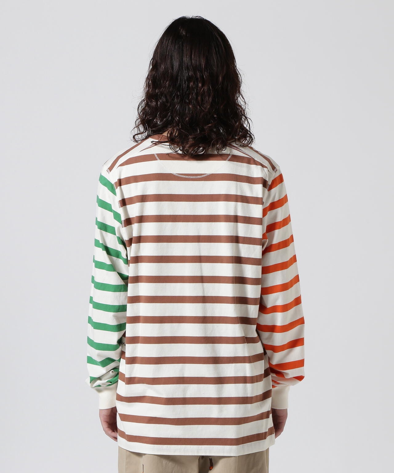 POP TRADING COMPANY/Pop & Miffy Striped Longsleeve Tee