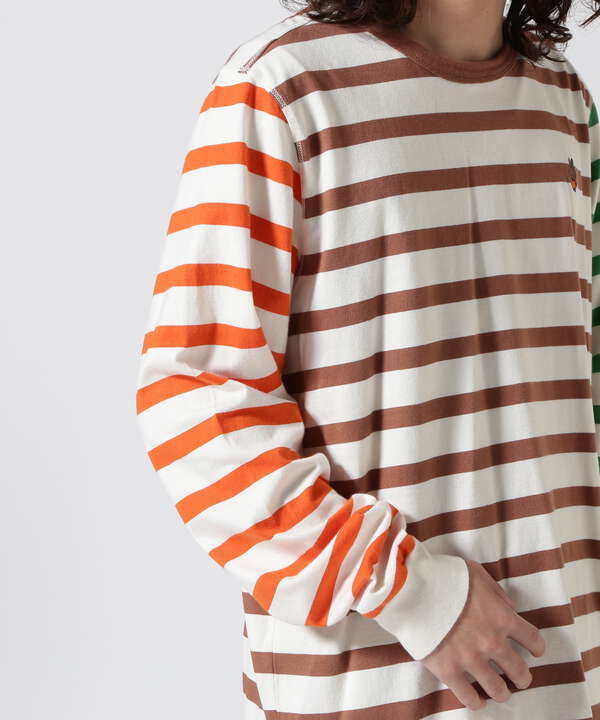 POP TRADING COMPANY/Pop & Miffy Striped Longsleeve Tee