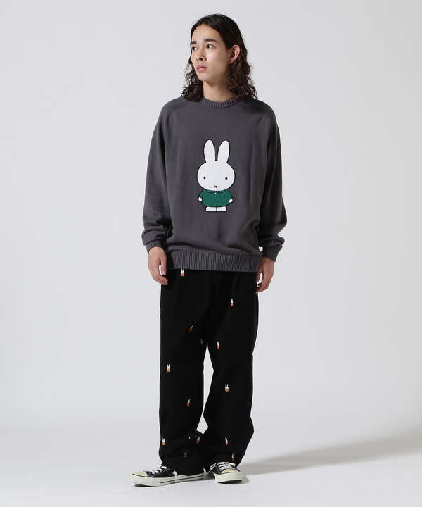 POP TRADING COMPANY/Pop&Miffy Applique Knitted Crewneck ...