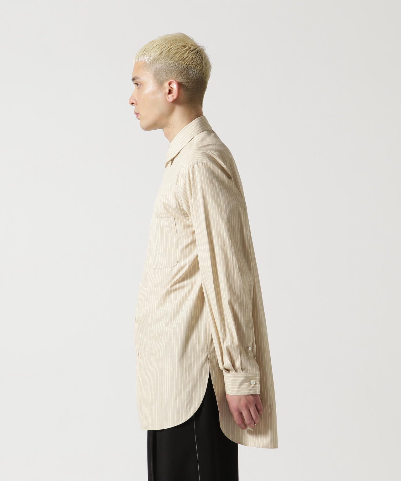 YOKE/ヨーク/Boxy Stripe Regular Collar Shirt | GARDEN ( ガーデン 