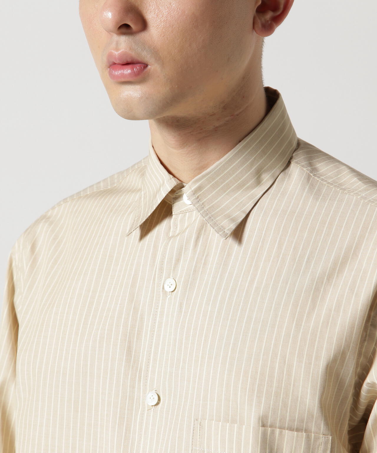 YOKE/ヨーク/Boxy Stripe Regular Collar Shirt | GARDEN ( ガーデン ...