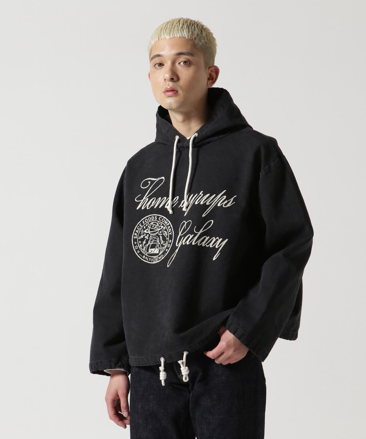 トップスBOWWOW　GALAXY SYRUP DUCK HOODIE　ダックフード