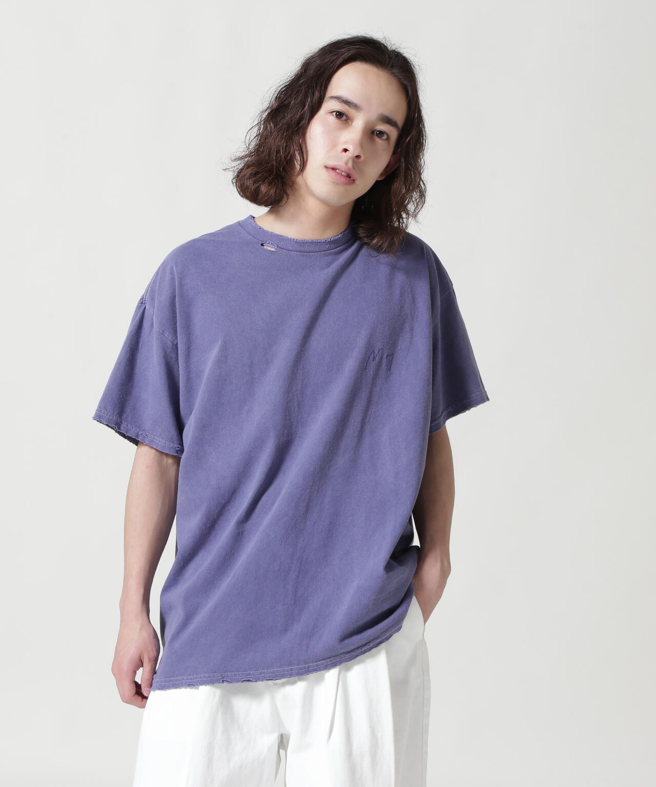 ANCELLM/アンセルム/EMBROIDERY DYED T-SHIRT | GARDEN ( ガーデン 
