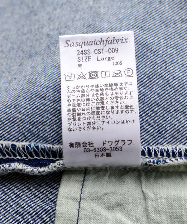 Sasquatchfabrix./サスクワッチファブリックス/KATHARINE HAMNETT DENIM SMOCK