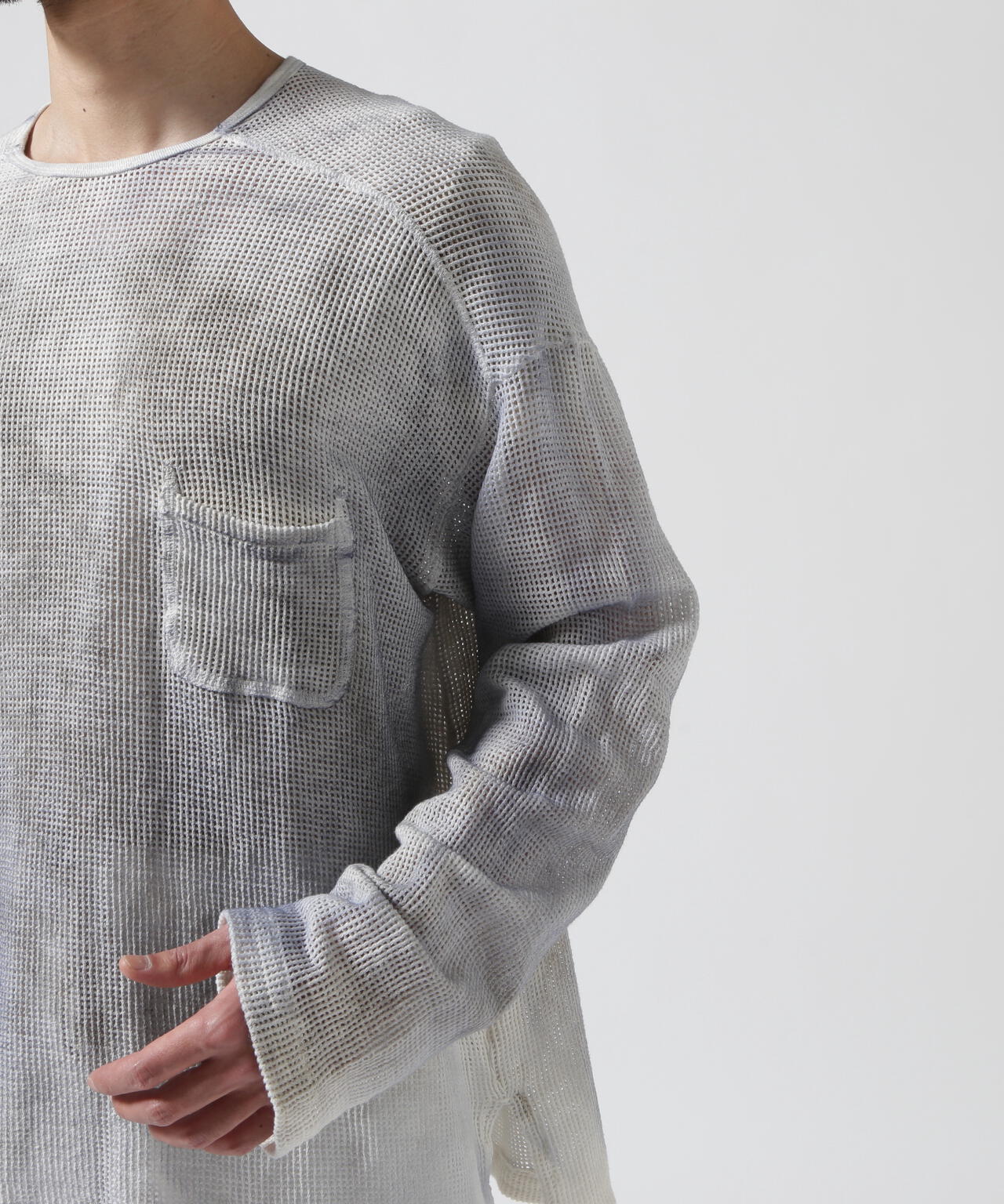 ANCELLM/アンセルム/DYED MESH LS T-SHIRT | GARDEN ( ガーデン