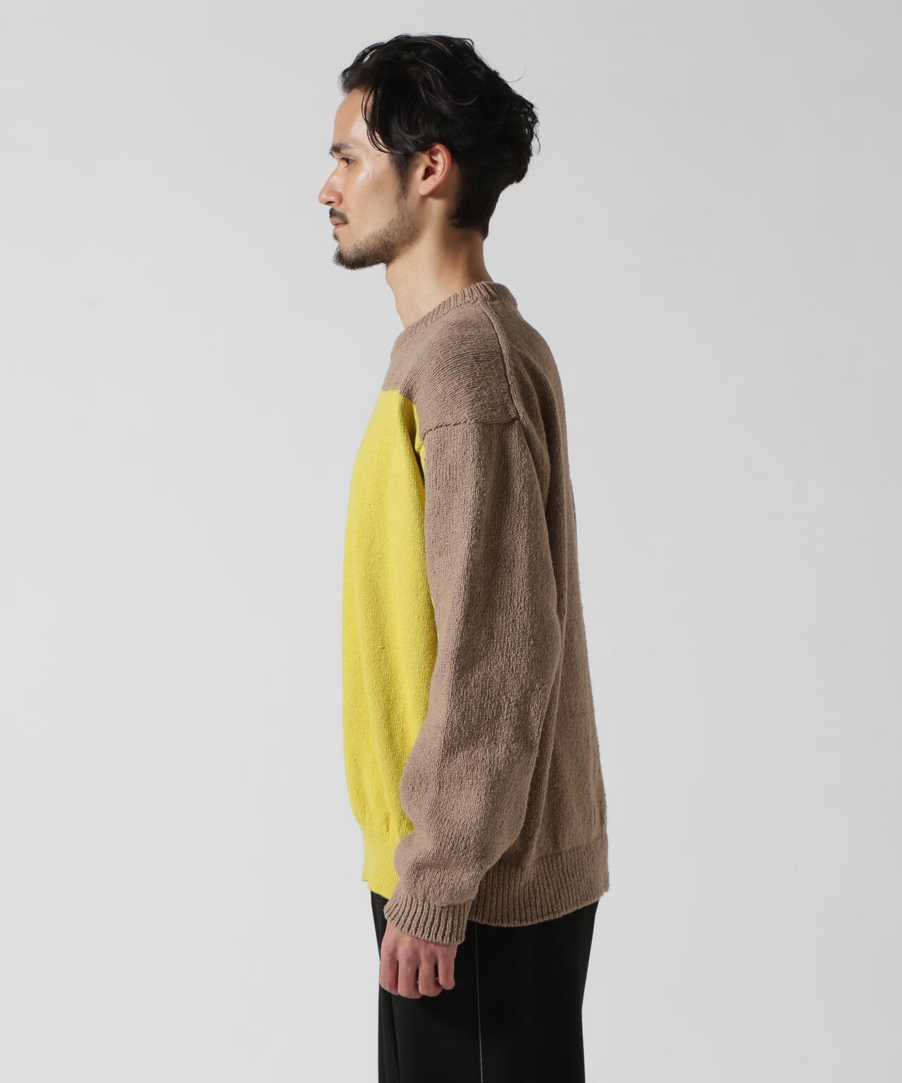 YOKE/ヨーク/Intarsia Crewneck Sweater | GARDEN ( ガーデン ) | US