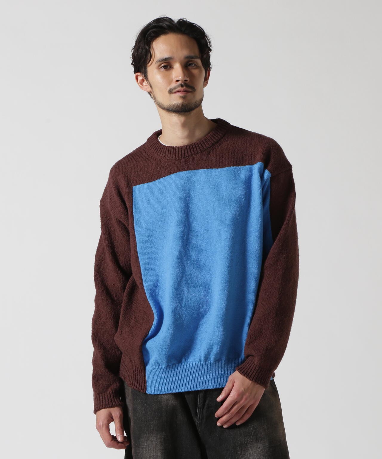 YOKE/ヨーク/Intarsia Crewneck Sweater | GARDEN ( ガーデン ) | US 