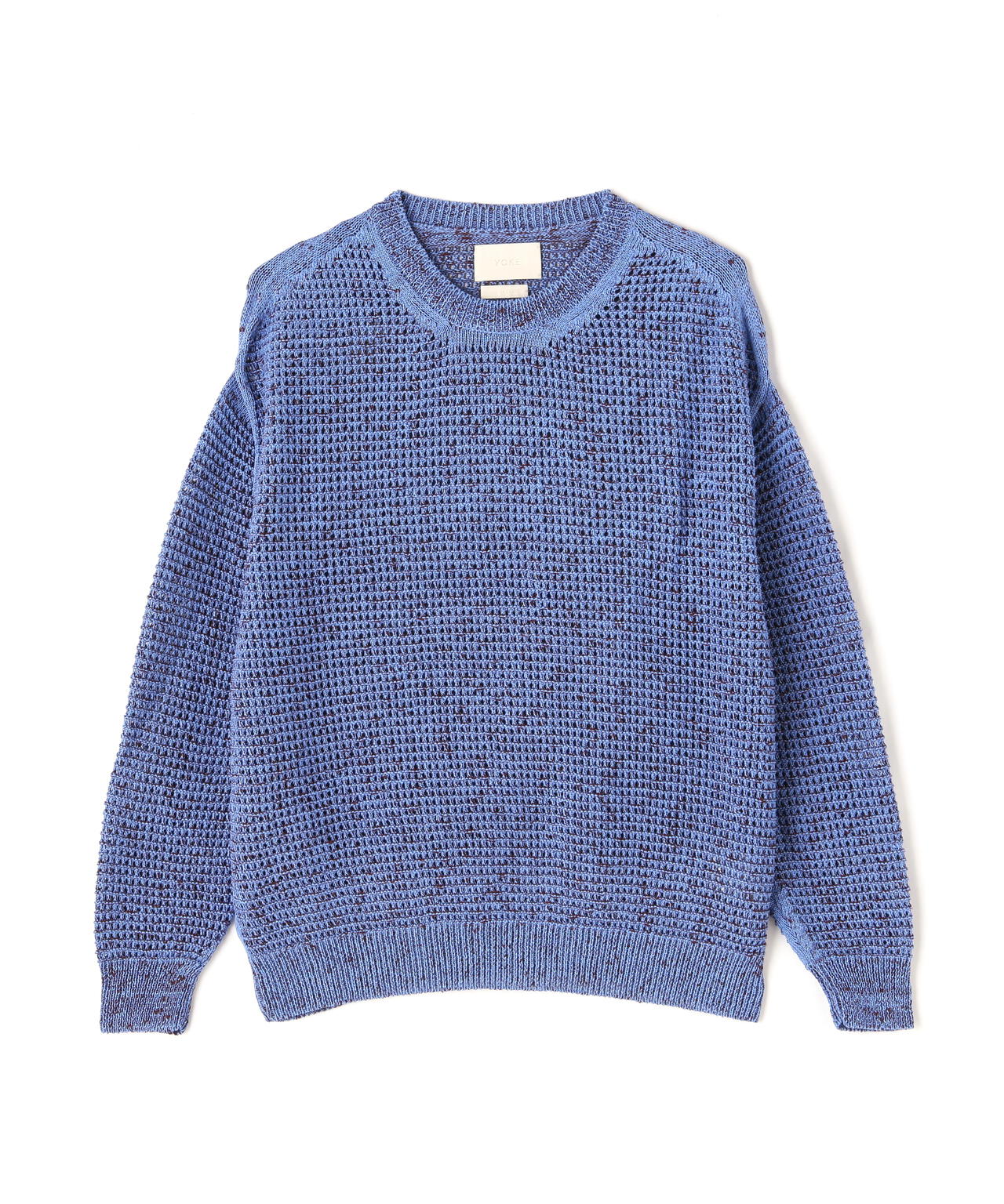 YOKE/ヨーク/MESH KNITTED CREWNECK SWEATER | GARDEN ( ガーデン