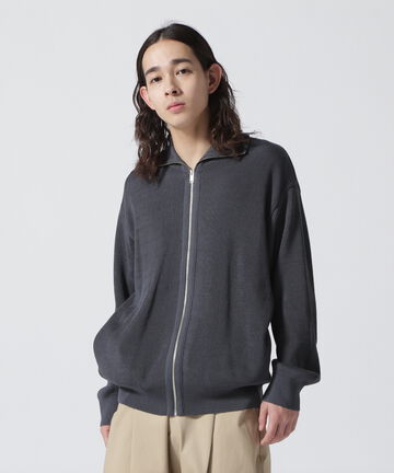 YOKE/ヨーク/RIB ZIP UP CARDIGAN