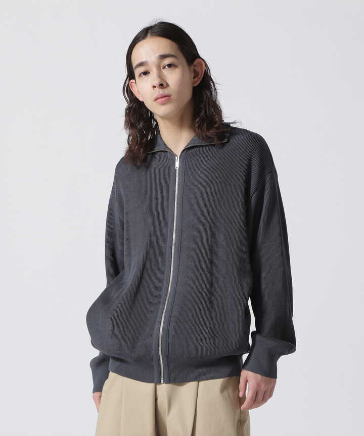 YOKE/ヨーク/RIB ZIP UP CARDIGAN