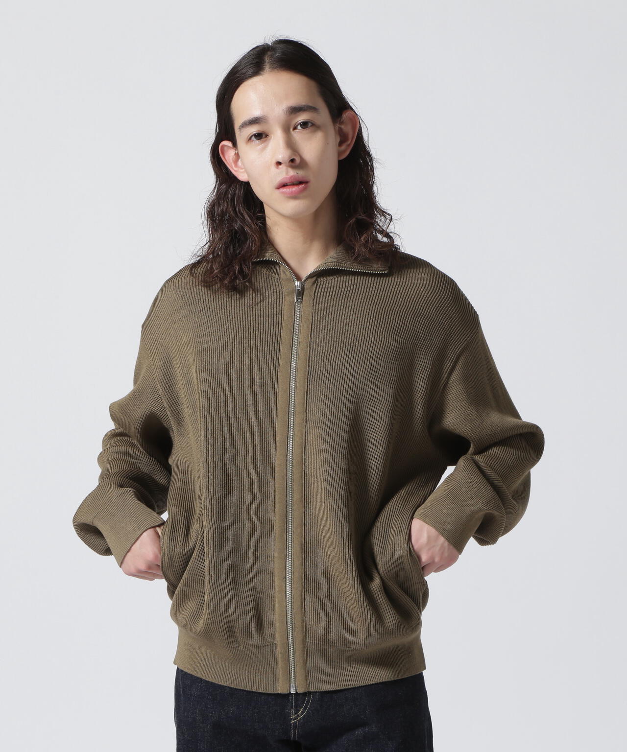 YOKE/ヨーク/RIB ZIP UP CARDIGAN | GARDEN ( ガーデン ) | US ONLINE ...