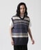 YOKE/ヨーク/BORDER MESH KNIT VEST