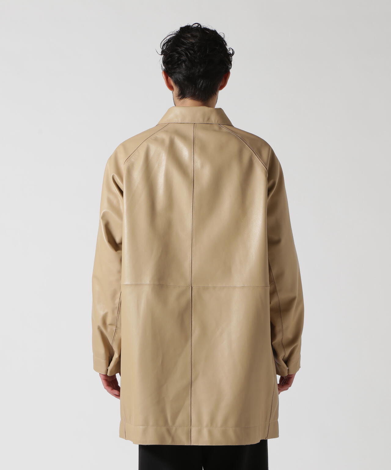 YOKE/ヨーク/LEATHER CUT OFF HALF COAT | GARDEN ( ガーデン ) | US ...